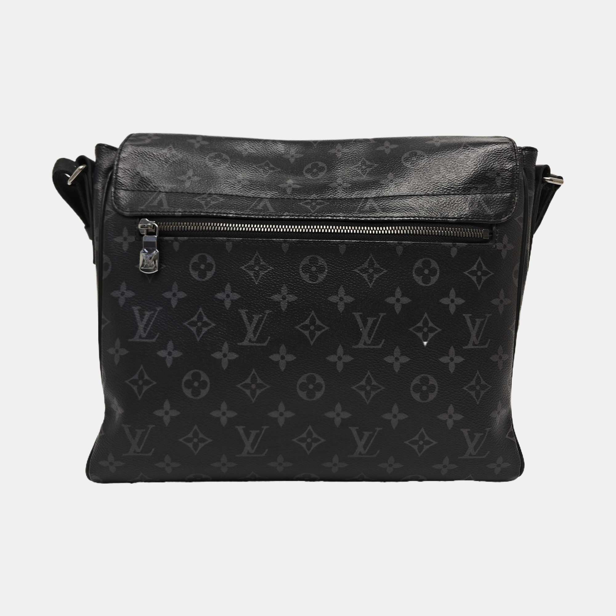 DISTRICT MM Damier Graphite Lona Revestida Negra