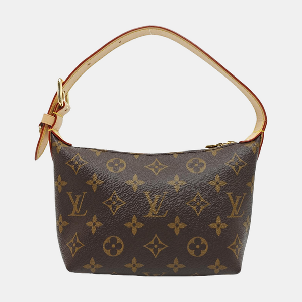 HILLS Monogram Coated Canvas Brown