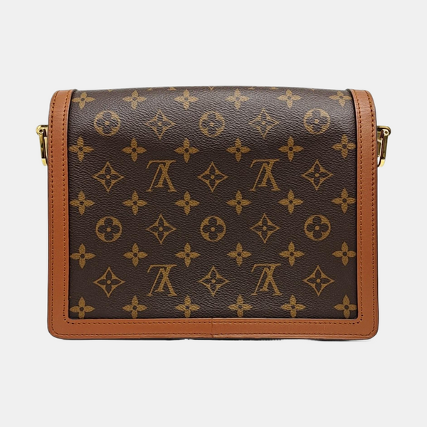 DAUPHINE MM Monogram Coated Canvas Brown