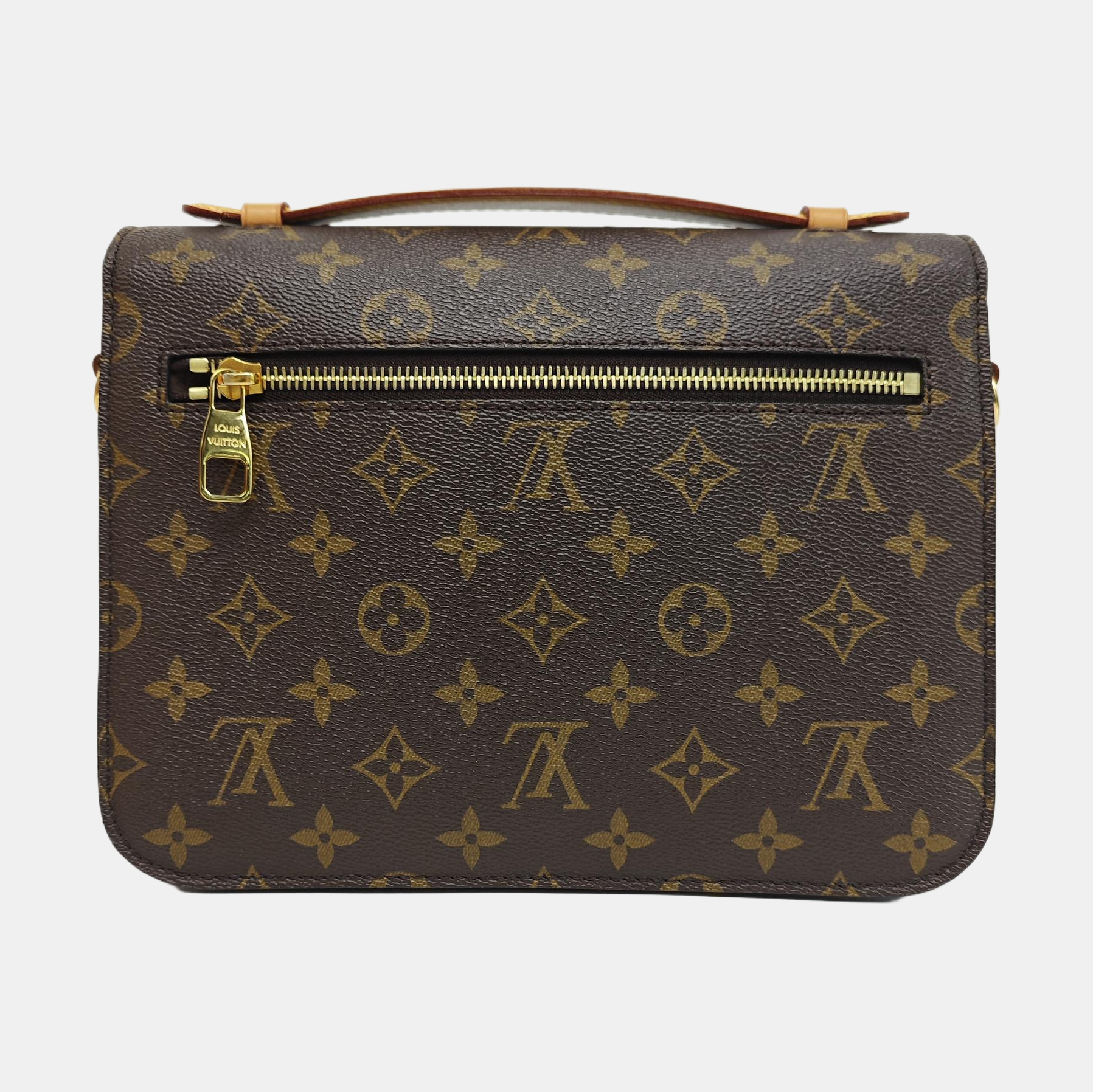 MÉTIS MM Monogram Coated Canvas Brown