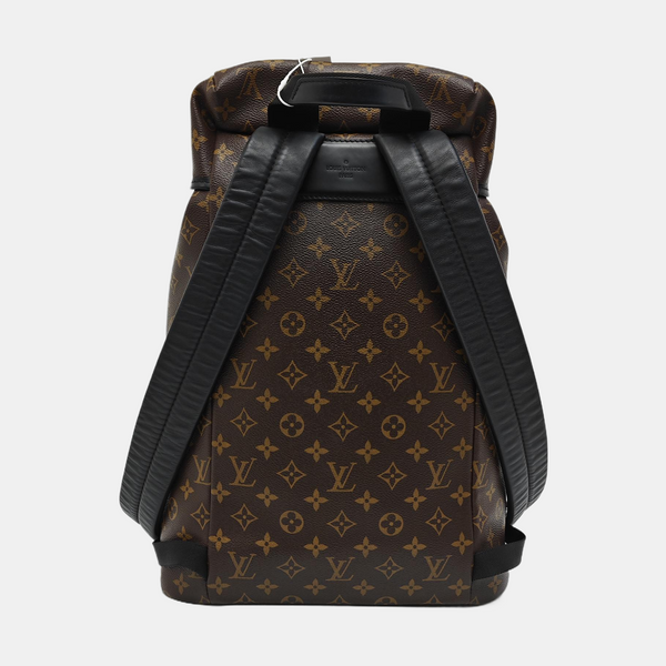 Coated Canvas Backpack Brown