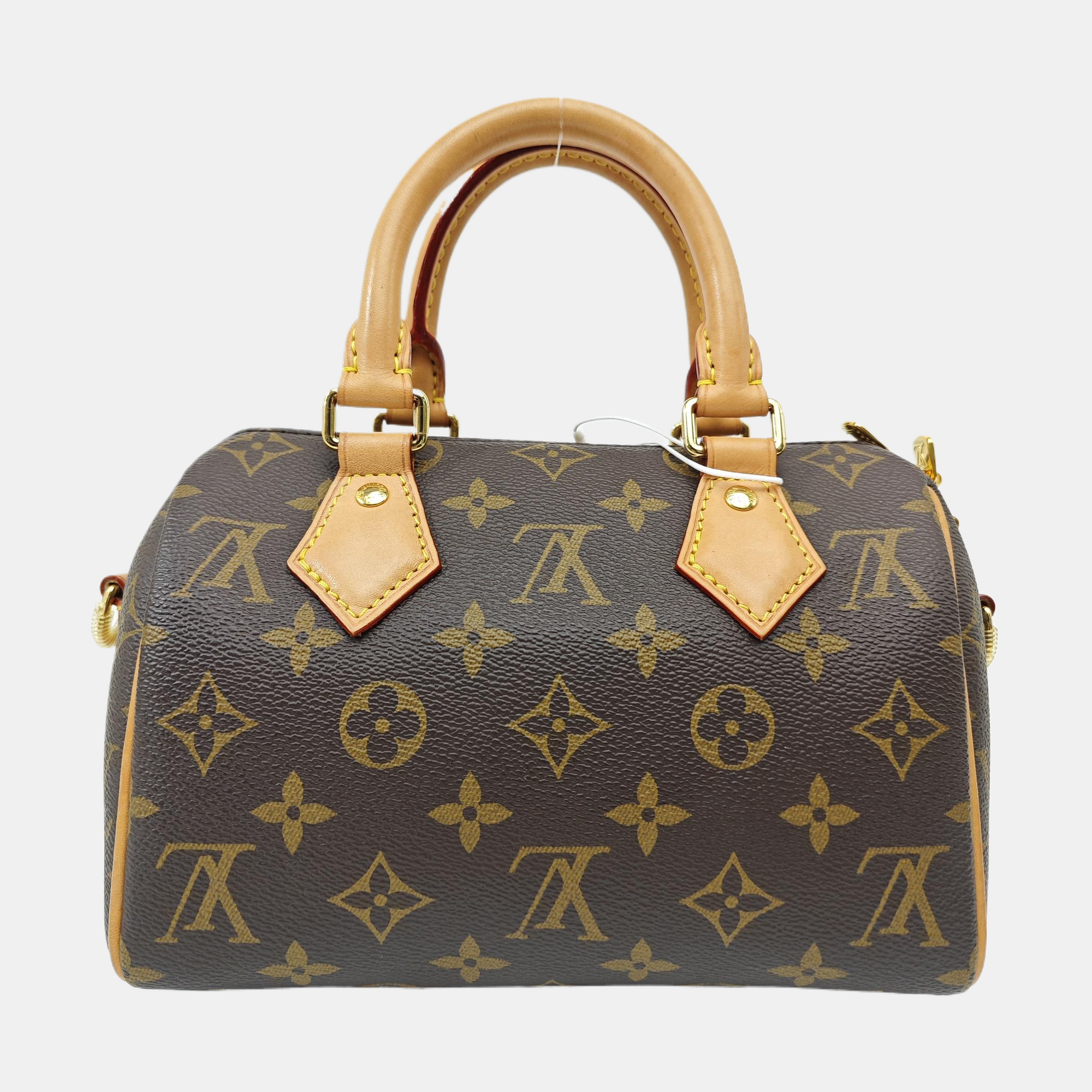 SPEEDY 20 Monogram Coated Canvas Brown