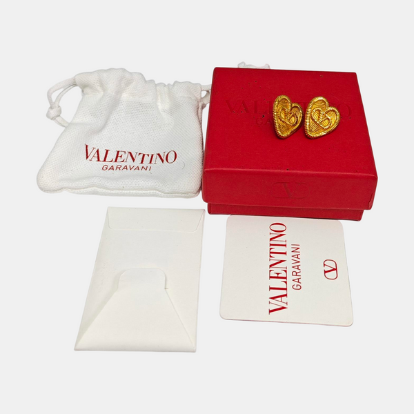 Metal Gold Stud Earrings