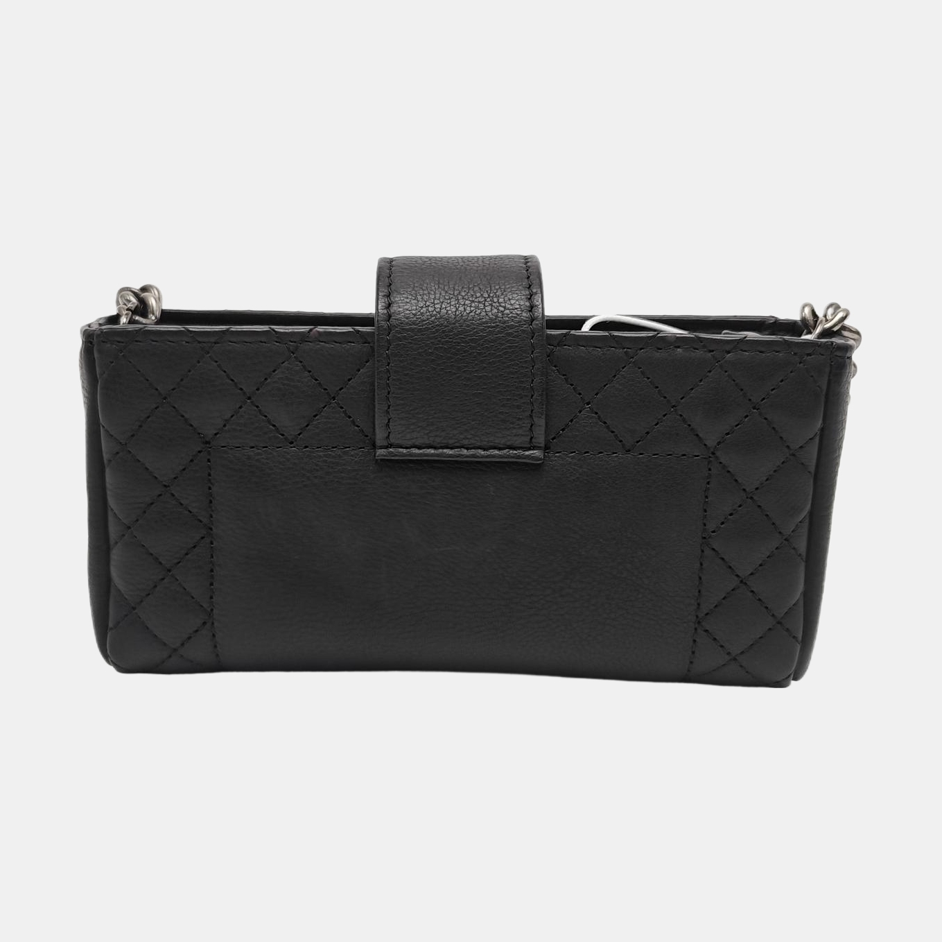 Quilted Calfskin Shoulder Bag Black