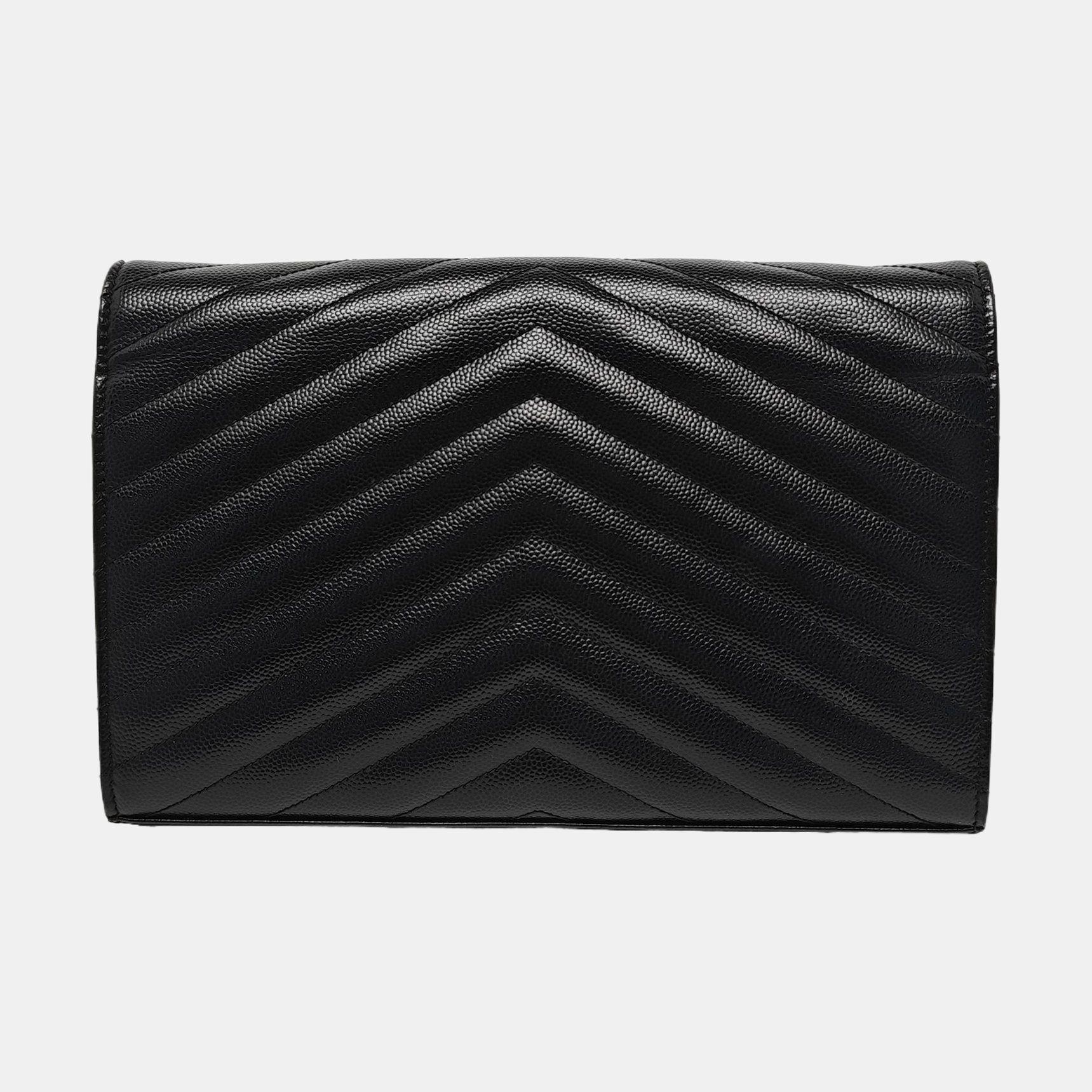 MONOGRAM Medium Chevron Calfskin Black