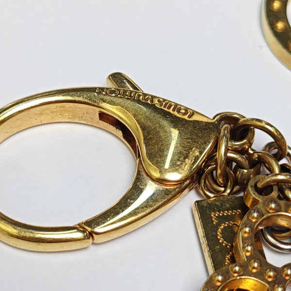 Metal Bag Charm Gold