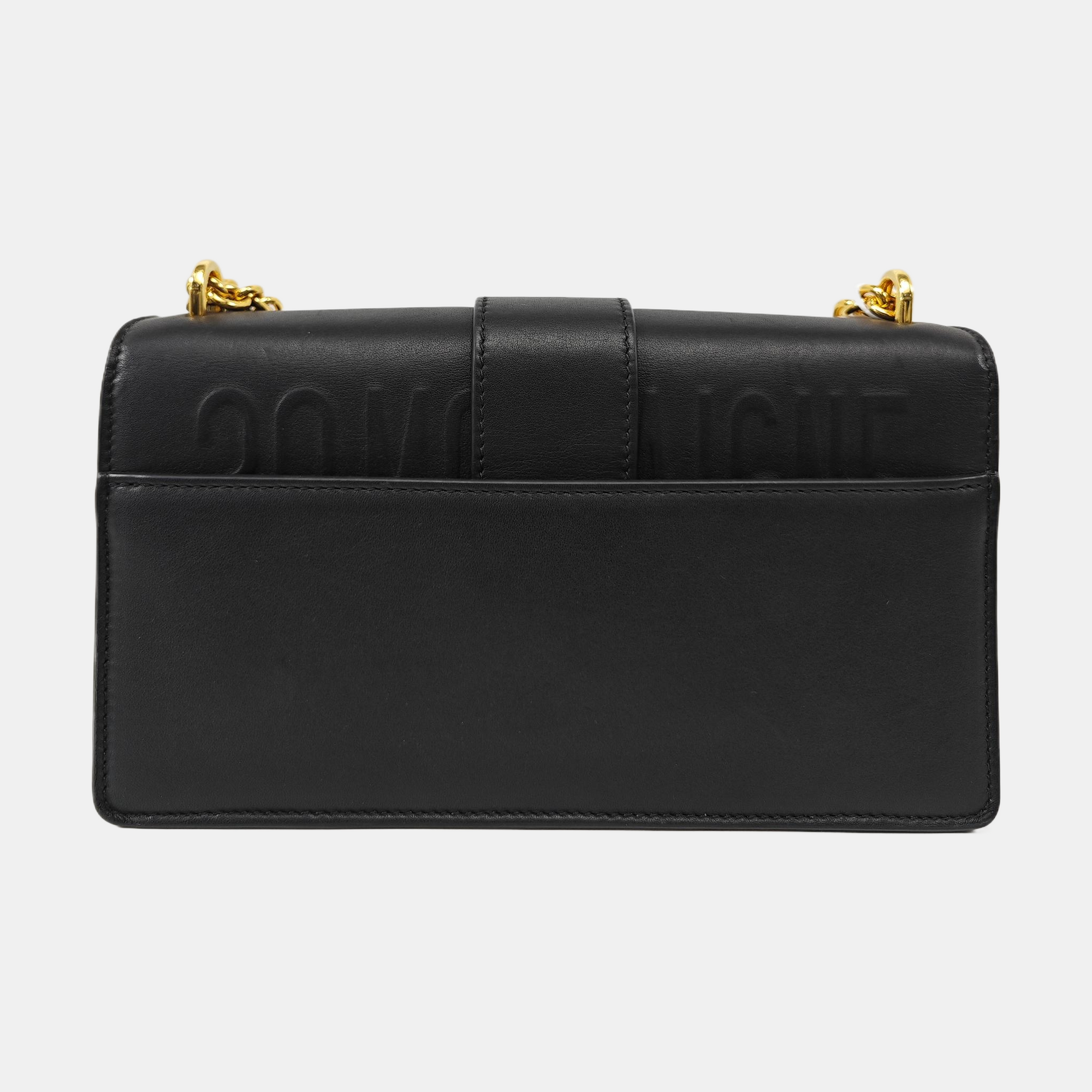 30 Montaigne East-West Mini Calfskin Black
