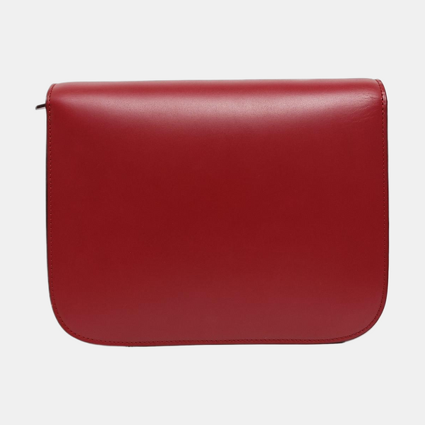Authenticated pre-owned  CLASSIC BOX Medium Calfskin Red - Crossbody Bag at Looply