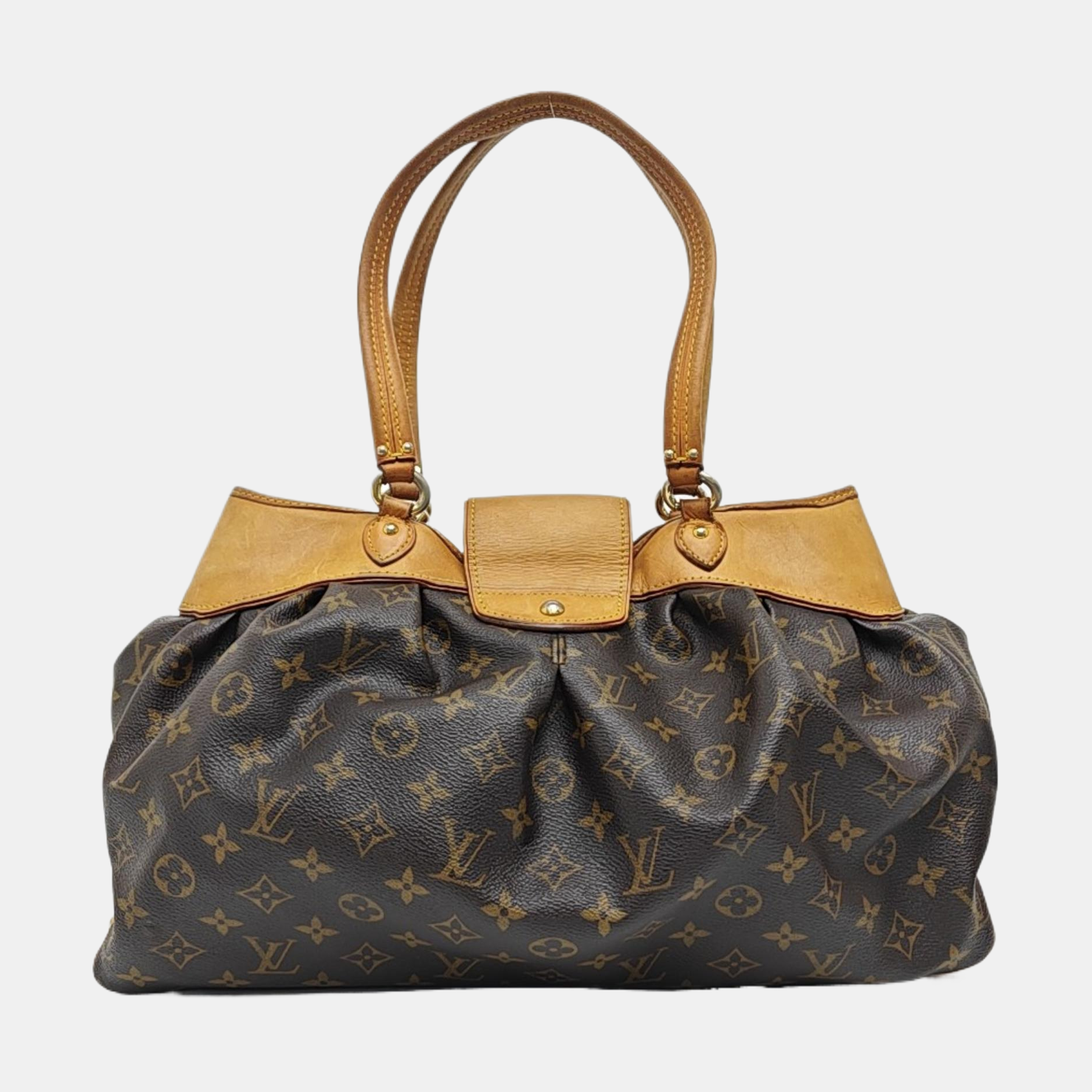 VINTAGE BOETIE PM Monogram Coated Canvas Brown