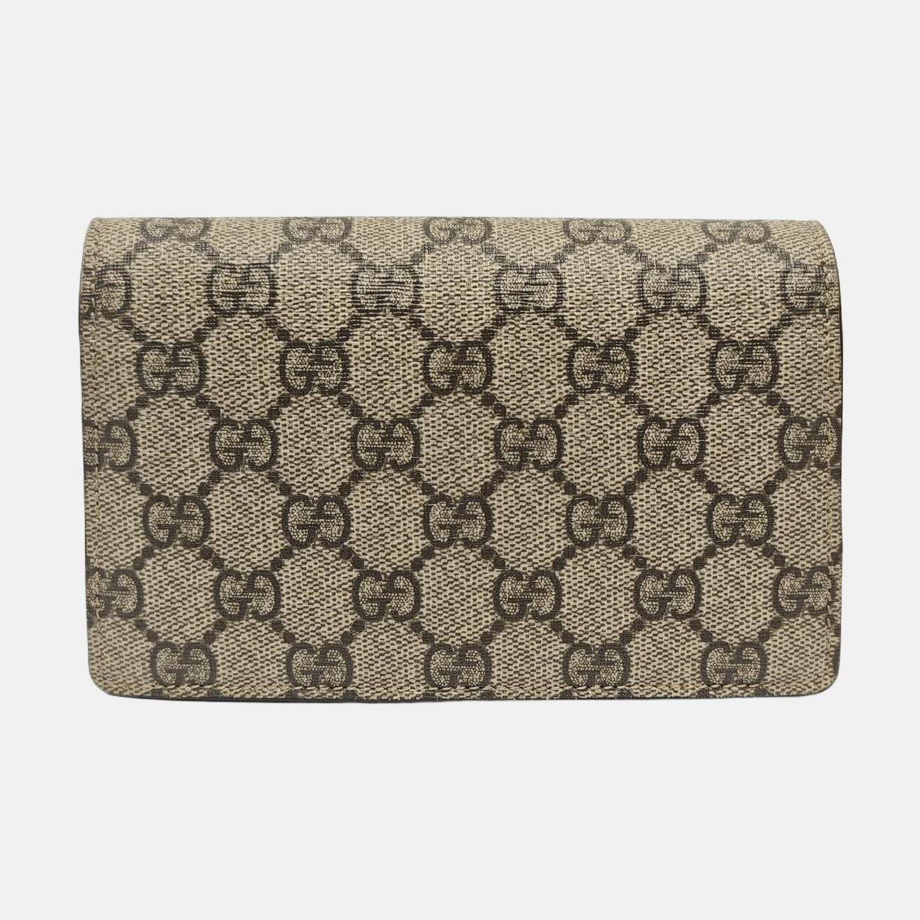 Dionysus Super Mini Monogram Coated Canvas Beige