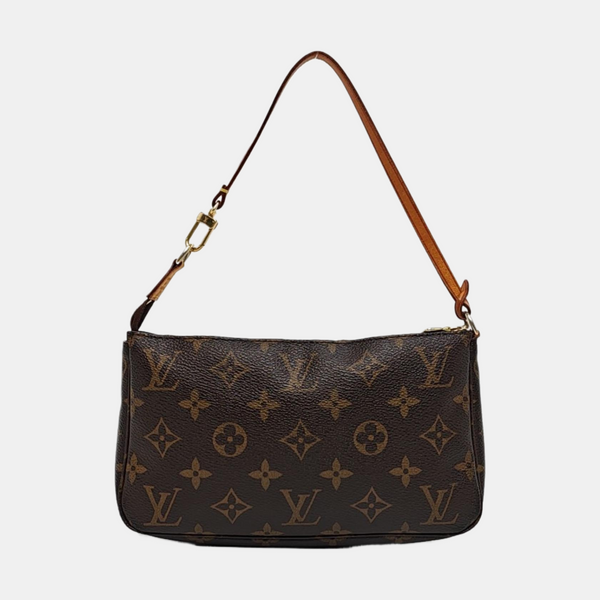 ACCESSOIRES Monogram Coated Canvas Brown