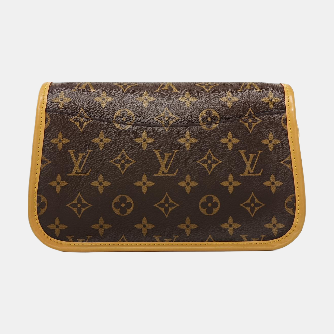 DIANE Monogram Coated Canvas Brown