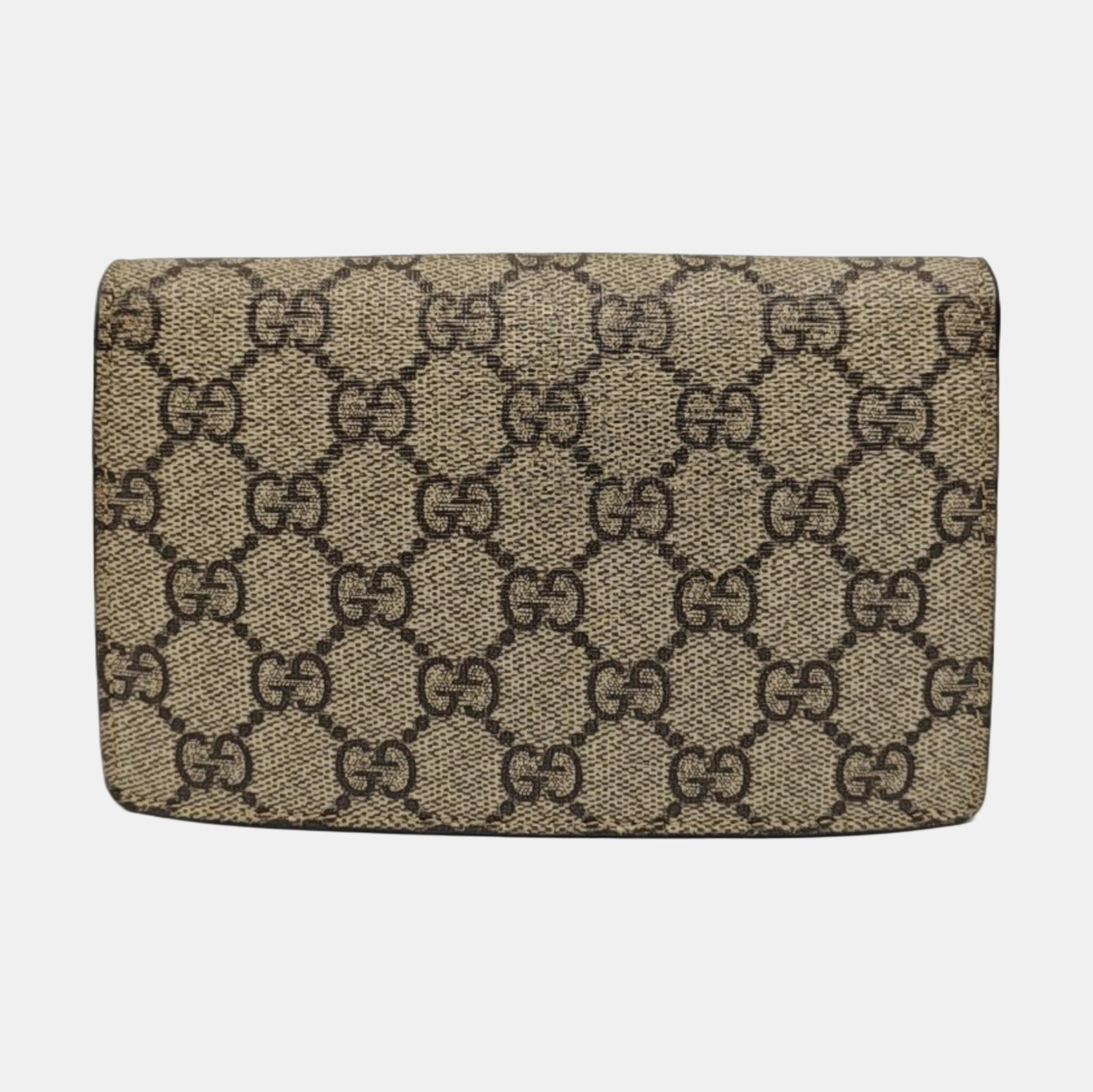 Dionysus Super Mini Monogram Coated Canvas Beige