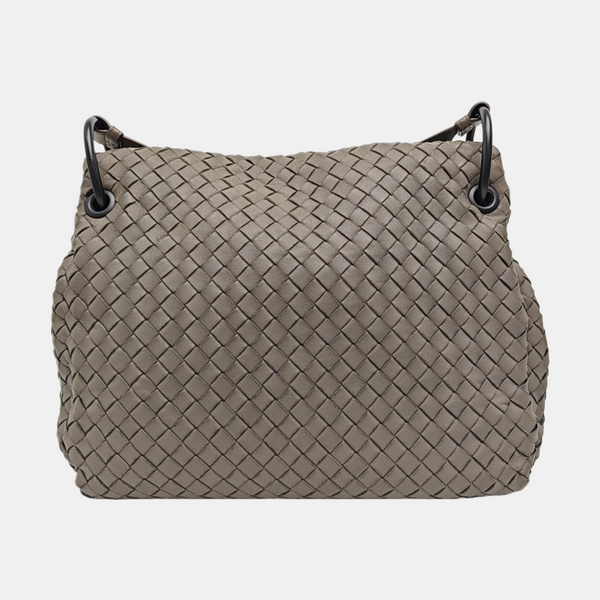 Calfskin Shoulder Bag Gray