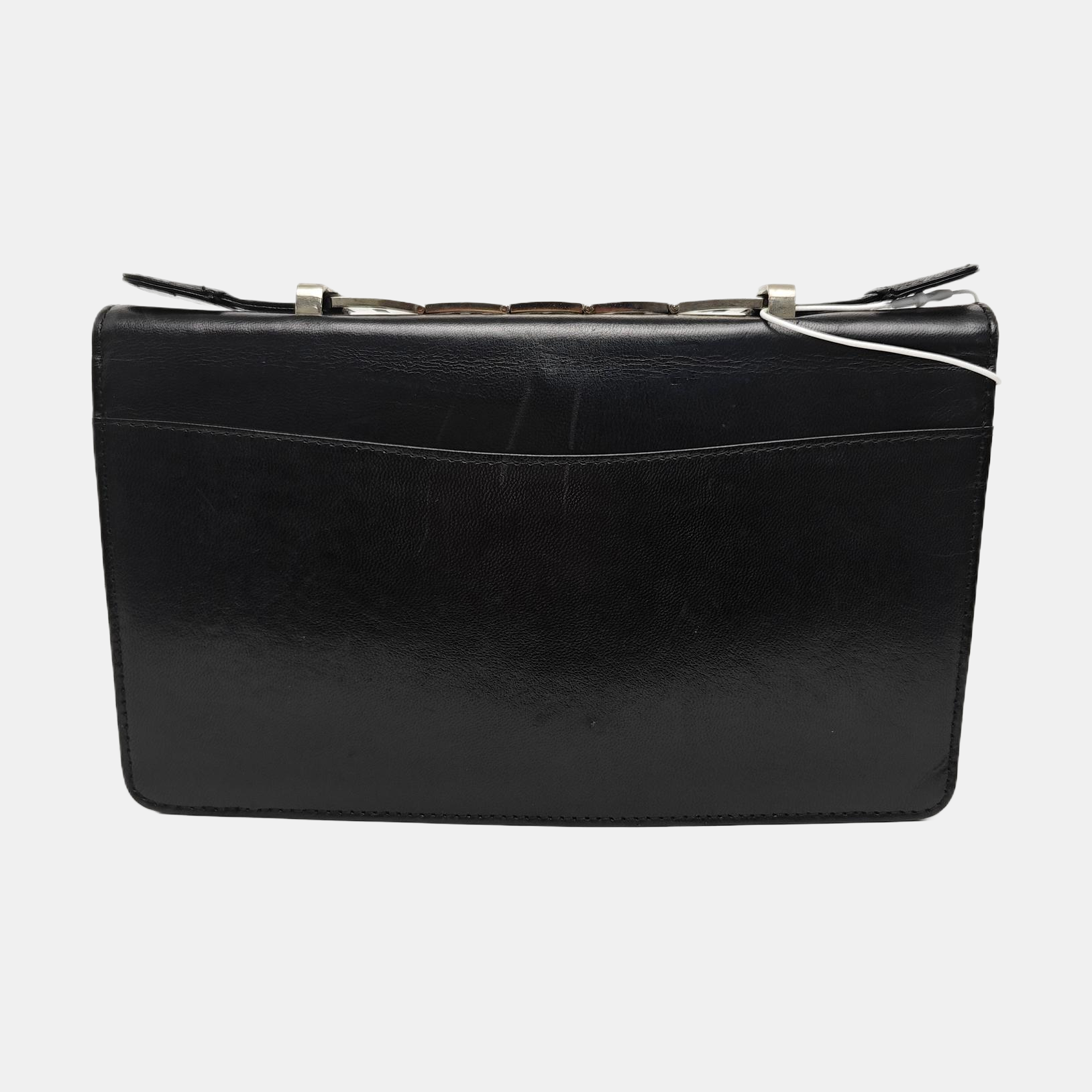 Calfskin Shoulder Bag Black