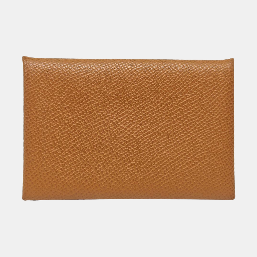 Calvi Epsom Brown Card Holder