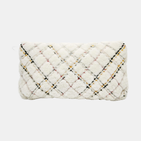 Fabric Shoulder Bag White