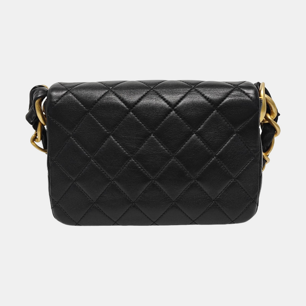 Quilted Lambskin Small Black