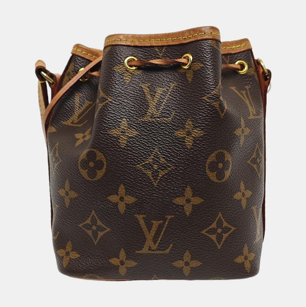 NÉONOÉ Nano Monogram Coated Canvas Brown