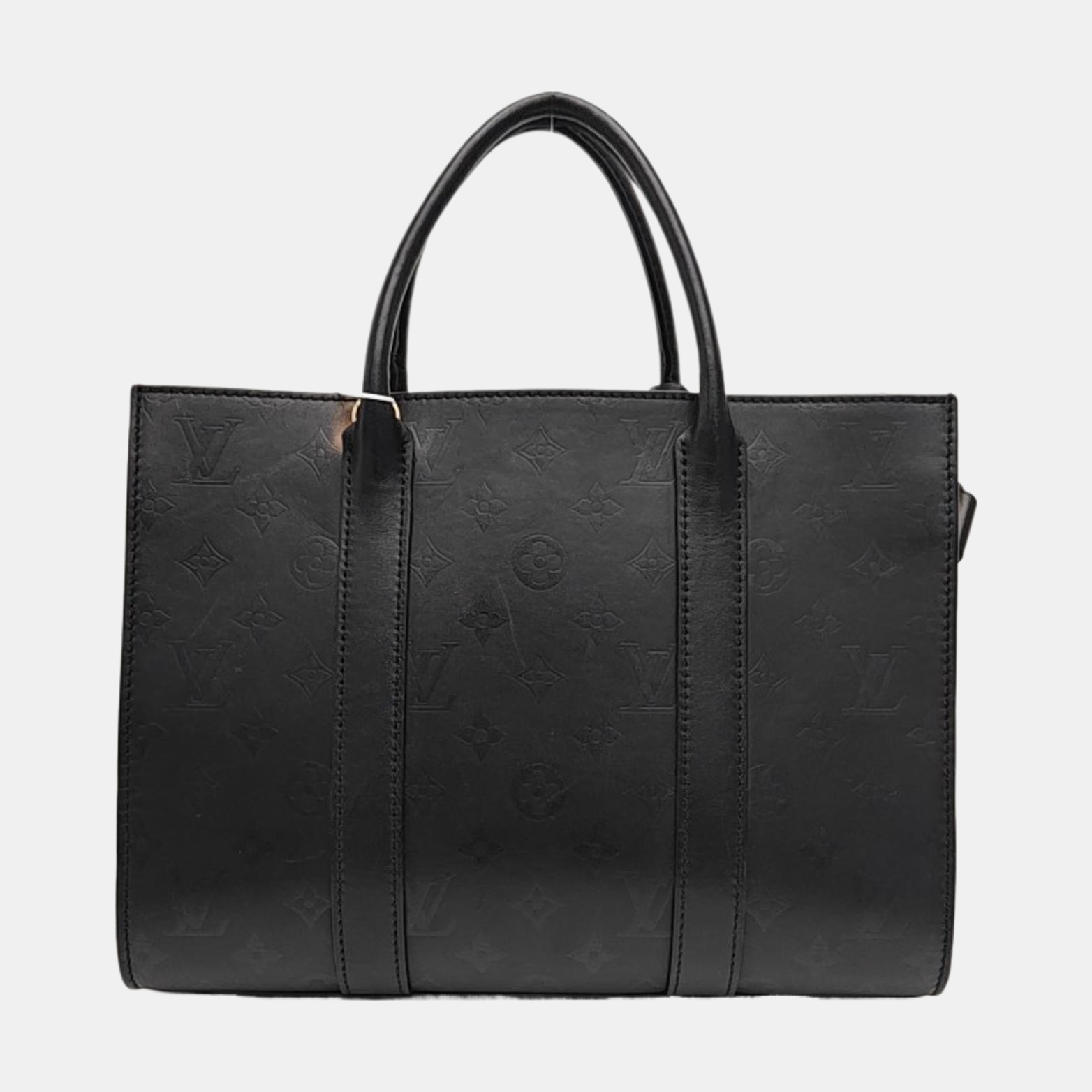 VERY MM Monogram Calfskin Black