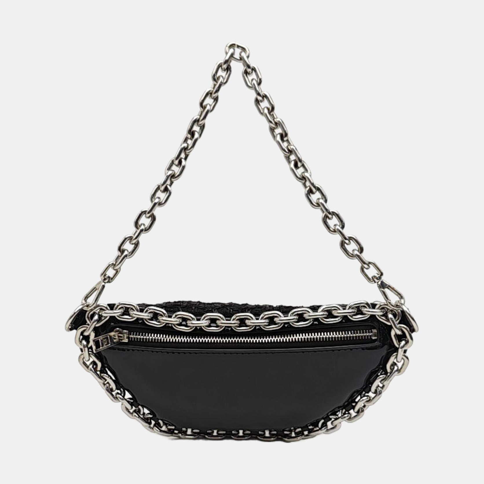 Fabric Shoulder Bag Black