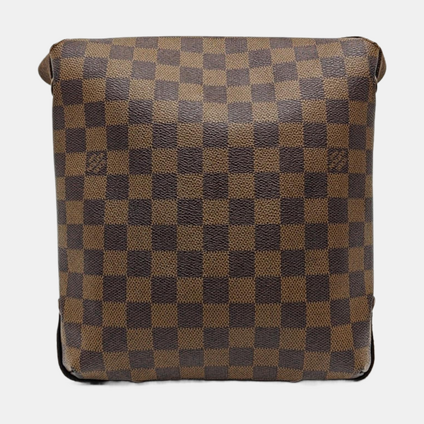 BROOKLYN PM Damier Ebene Coated Canvas Brown