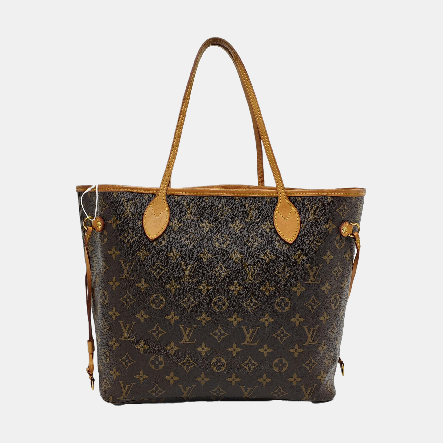 NEVERFULL MM Monogram Coated Canvas Brown