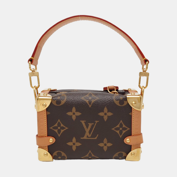 SIDE TRUNK Super Mini Monogram Coated Canvas Brown
