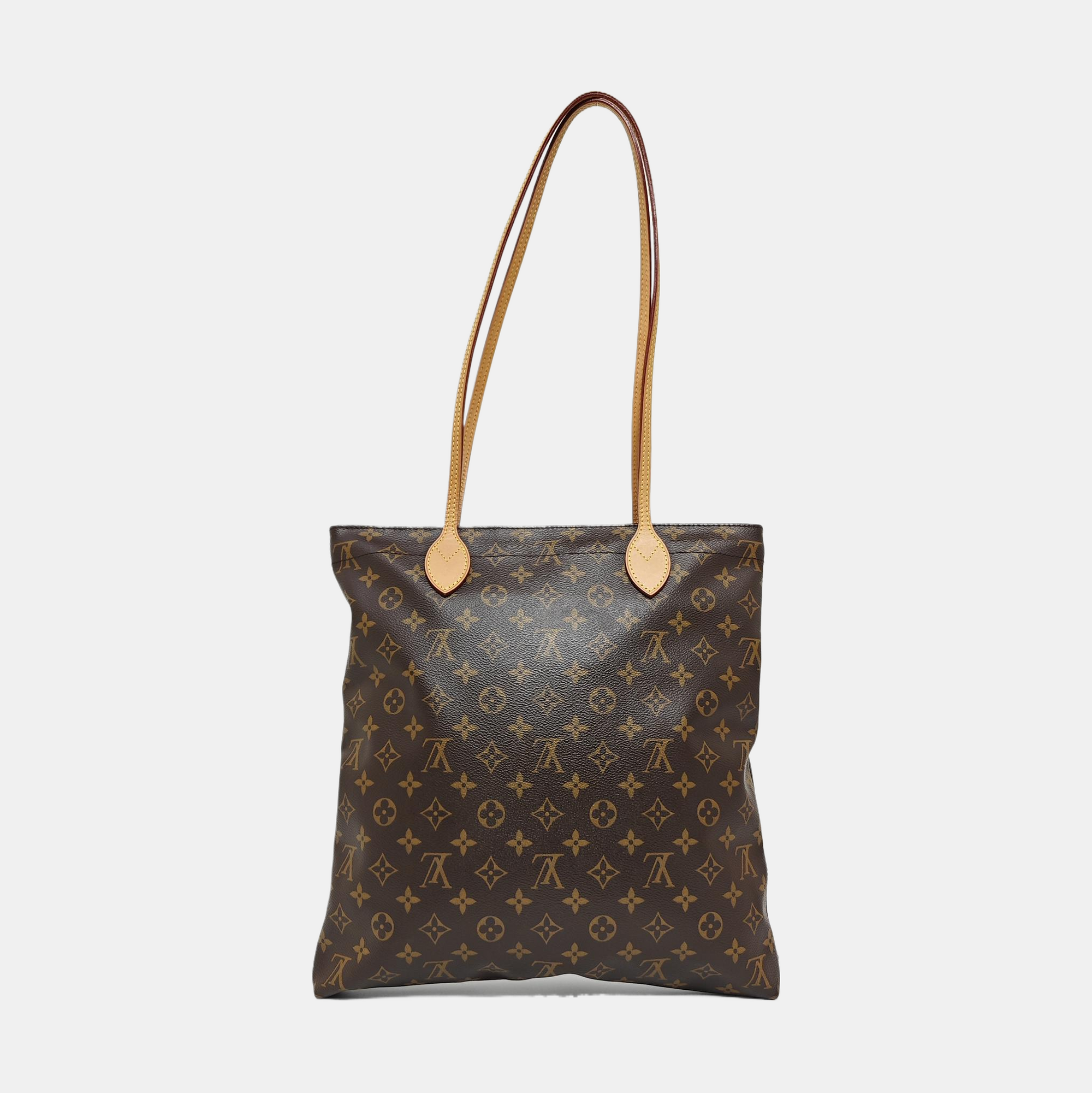 CARRY IT Monogram Coated Canvas Brown