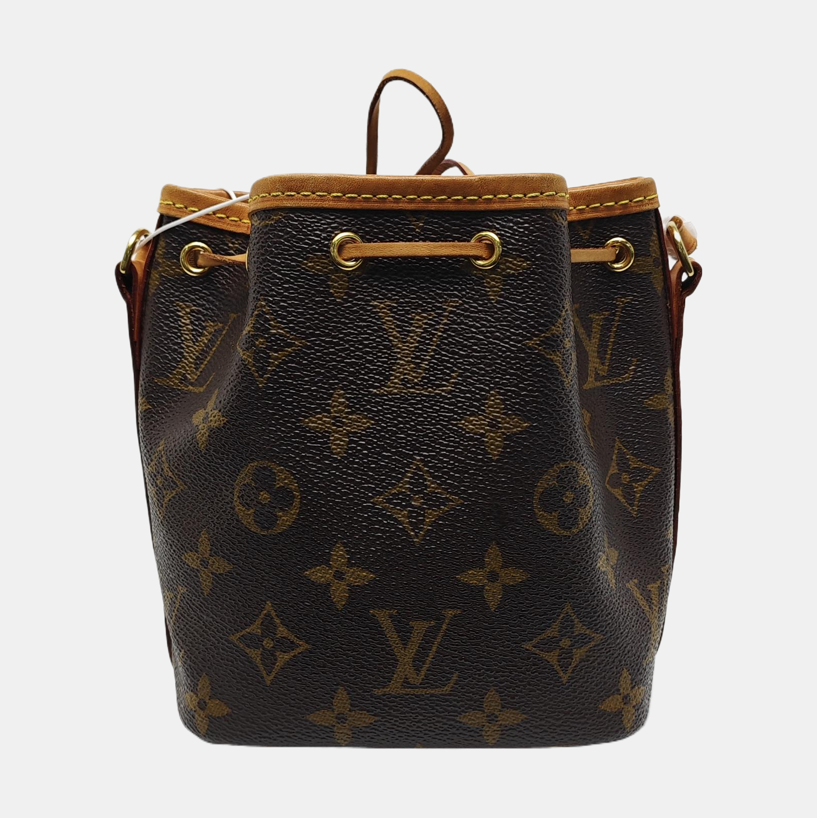 NÉONOÉ Nano Monogram Coated Canvas Brown