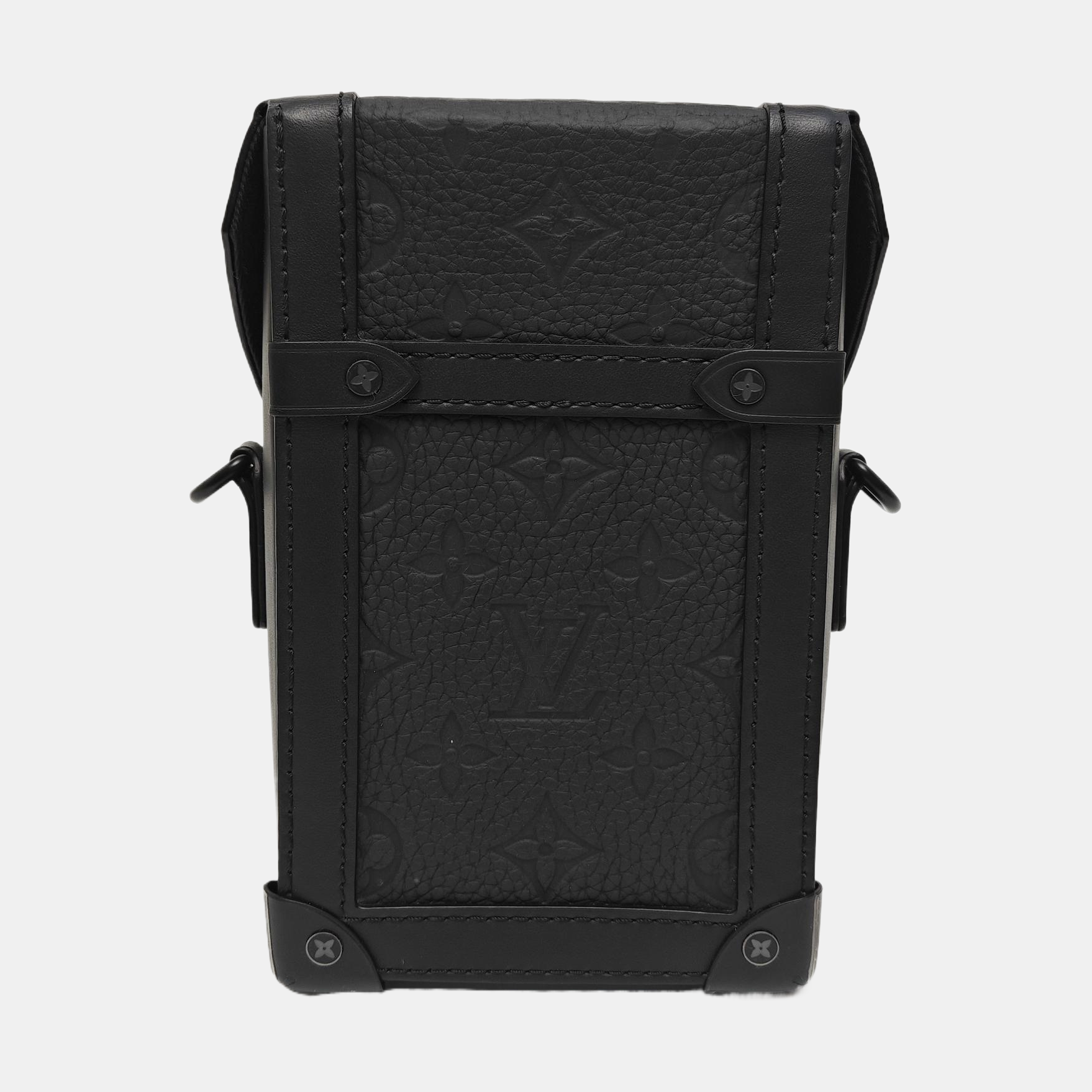 TRUNK VERTICALE Monogram Calfskin Black
