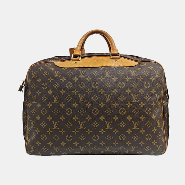 ALIZÉ Monogram Coated Canvas Brown