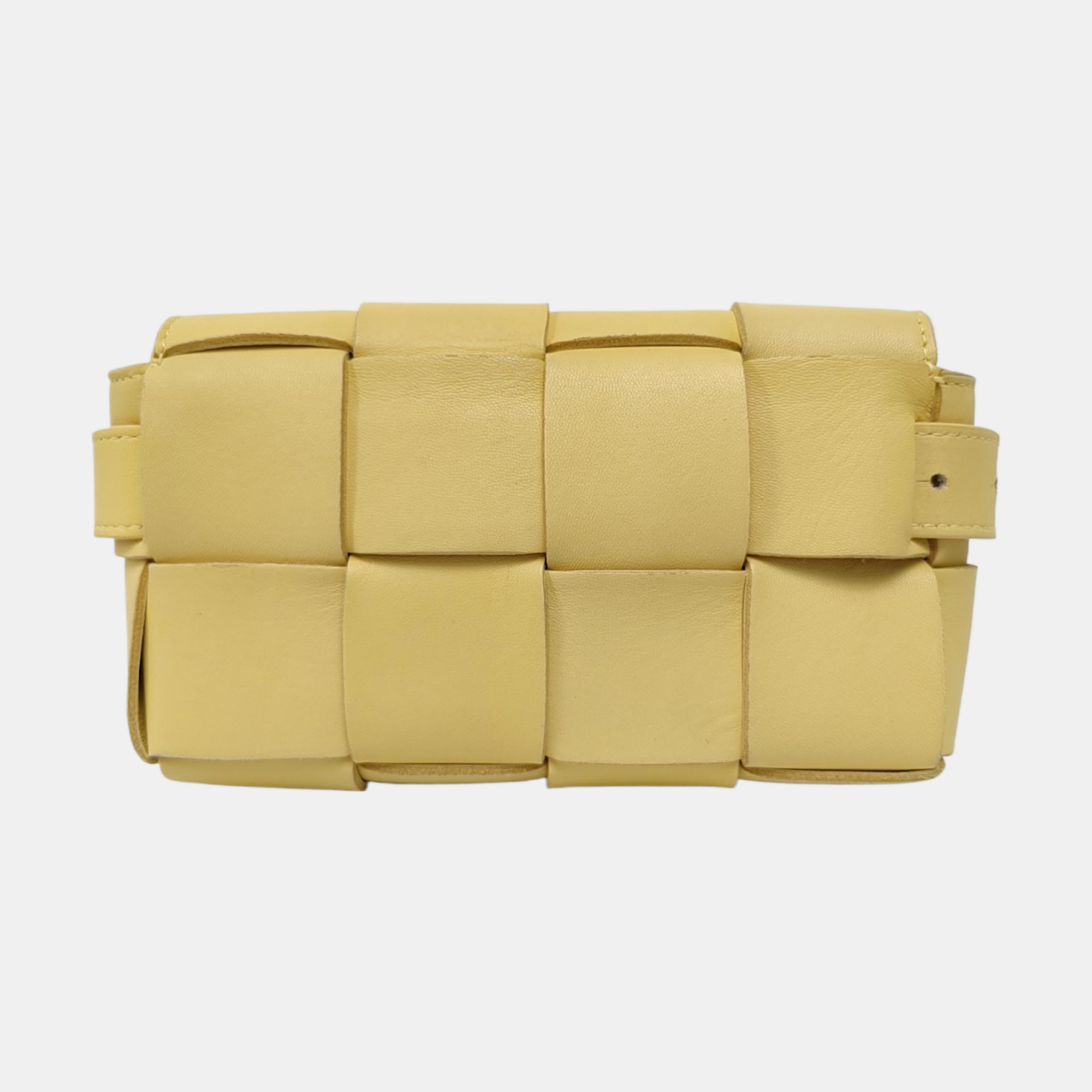 Cassette Small Lambskin Yellow
