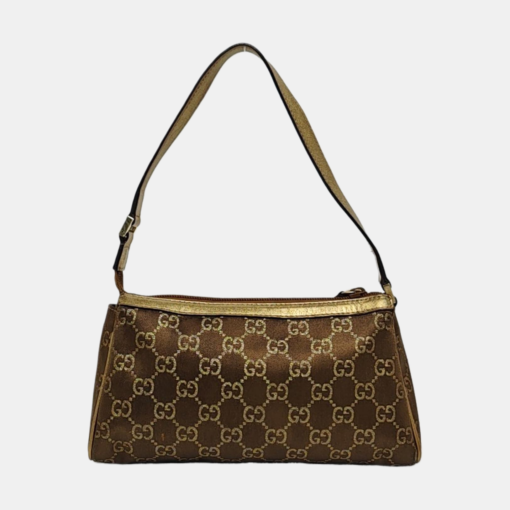 Monogram Canvas Top Handle Bag Brown
