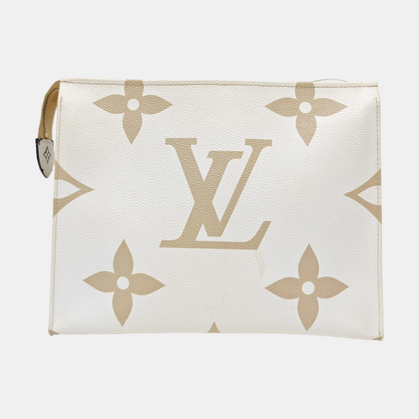 TOILET POCKET 26 Monogram Coated Canvas Multicolor