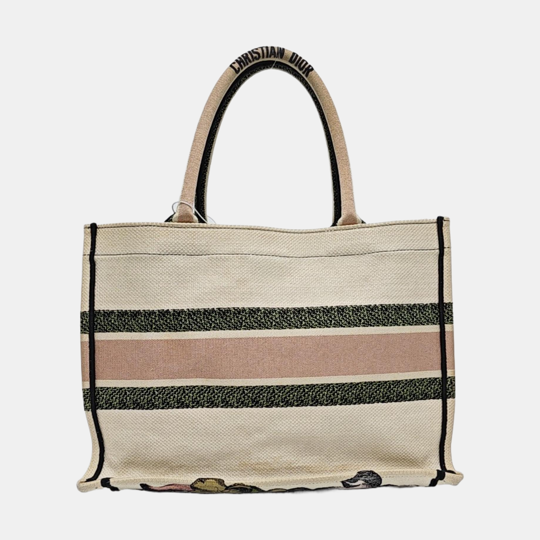 Authenticated pre-owned  Book Tote Small Fabric Multicolor - Tote Bag at Looply