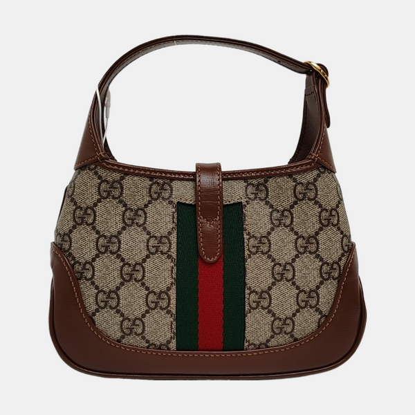 Jackie 1961 Mini Monogram Coated Canvas Beige