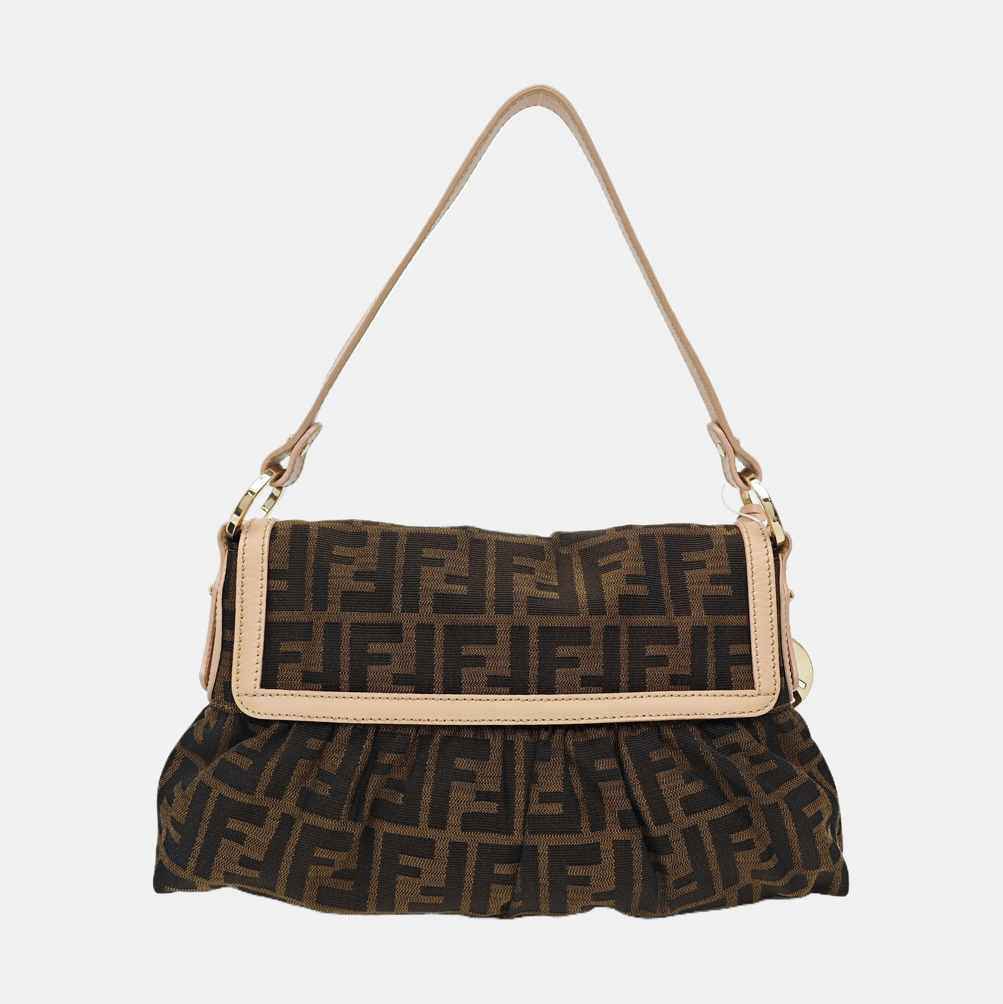 Canvas Top Handle Bag Brown