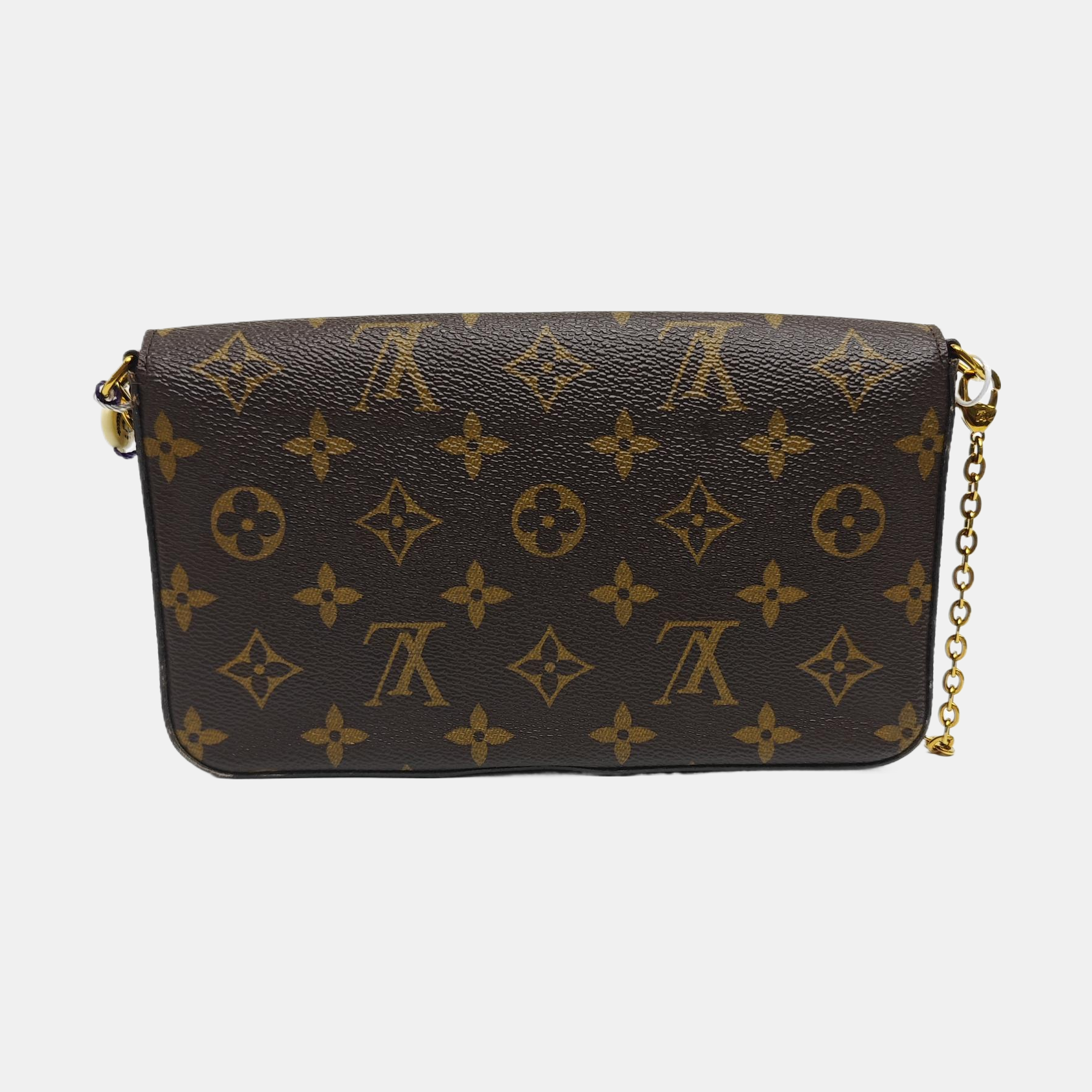 FÉLICIE Monogram Coated Canvas Brown
