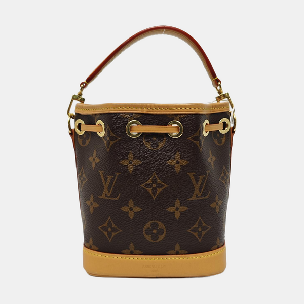 NOÉ Nano Monogram Coated Canvas Brown
