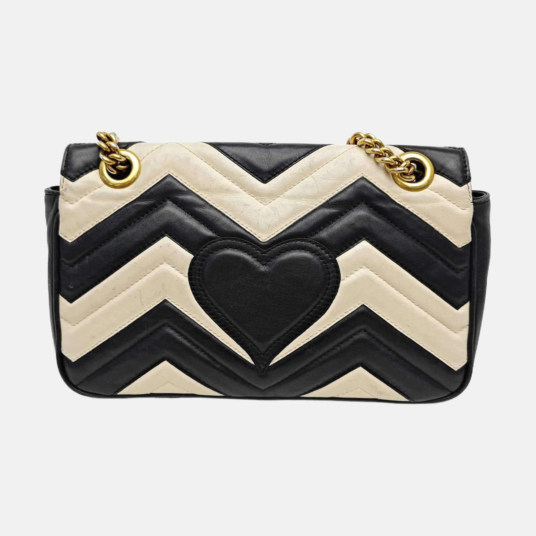 GG Marmont Medium Quilted Calfskin Multicolor