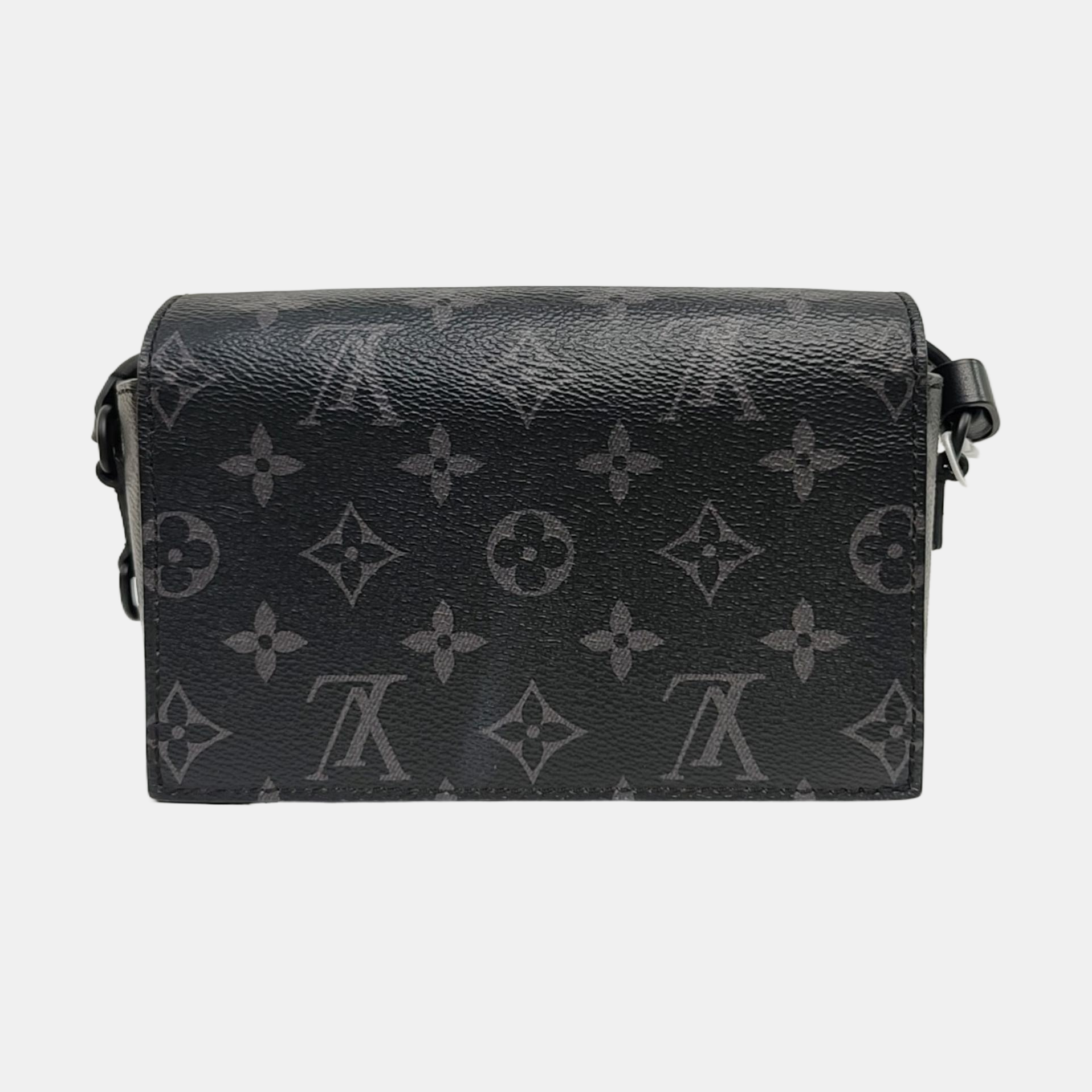 STEAMER Mini Monogram Coated Canvas Black