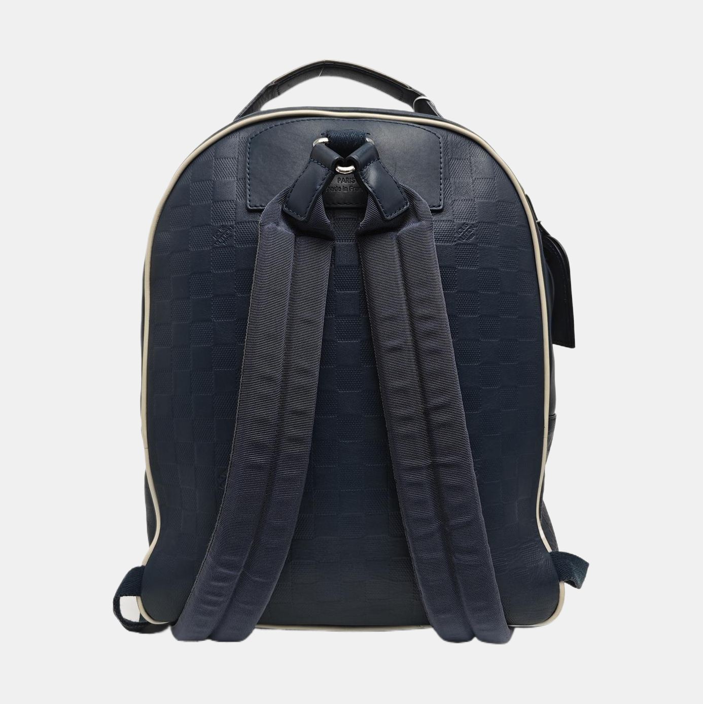 Damier Calfskin Backpack Blue