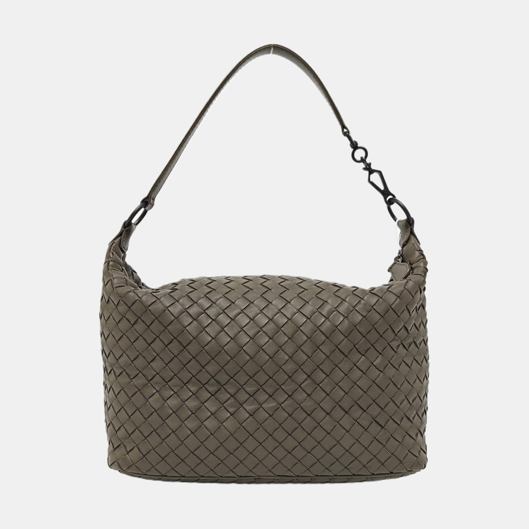 Lambskin Top Handle Bag Green