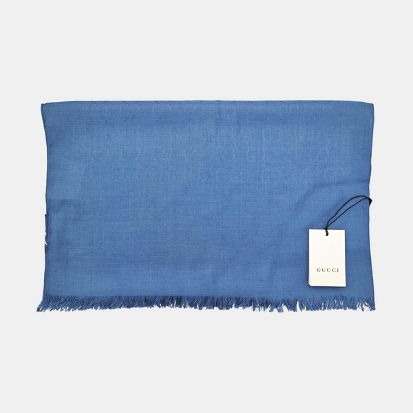 Wool Scarf Blue