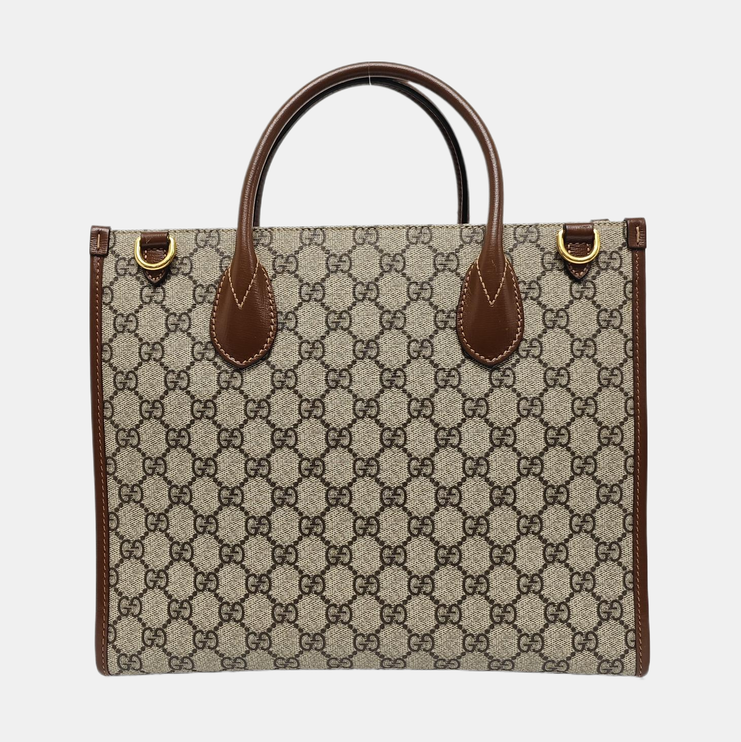 Retro Small Monogram Coated Canvas Brown