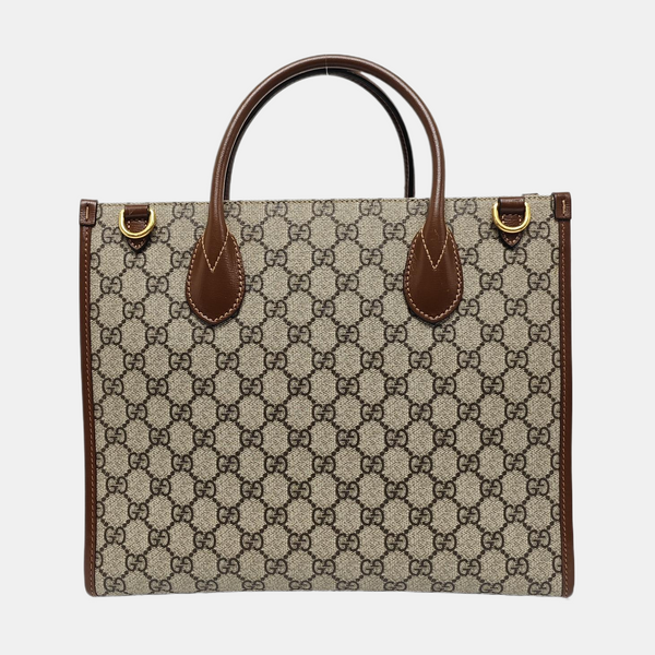 Retro Small Monogram Coated Canvas Brown