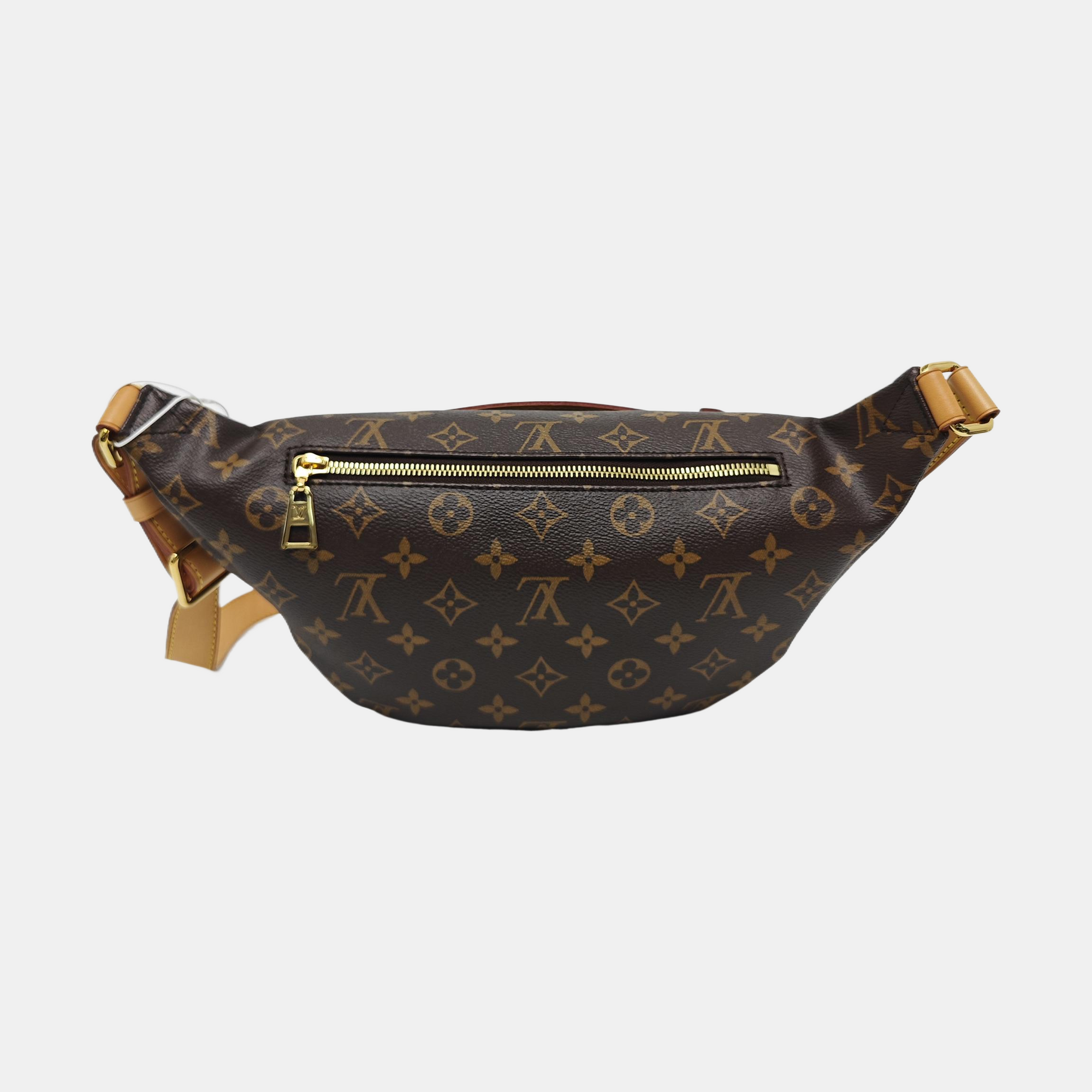 BUMBAG Monogram Coated Canvas Brown