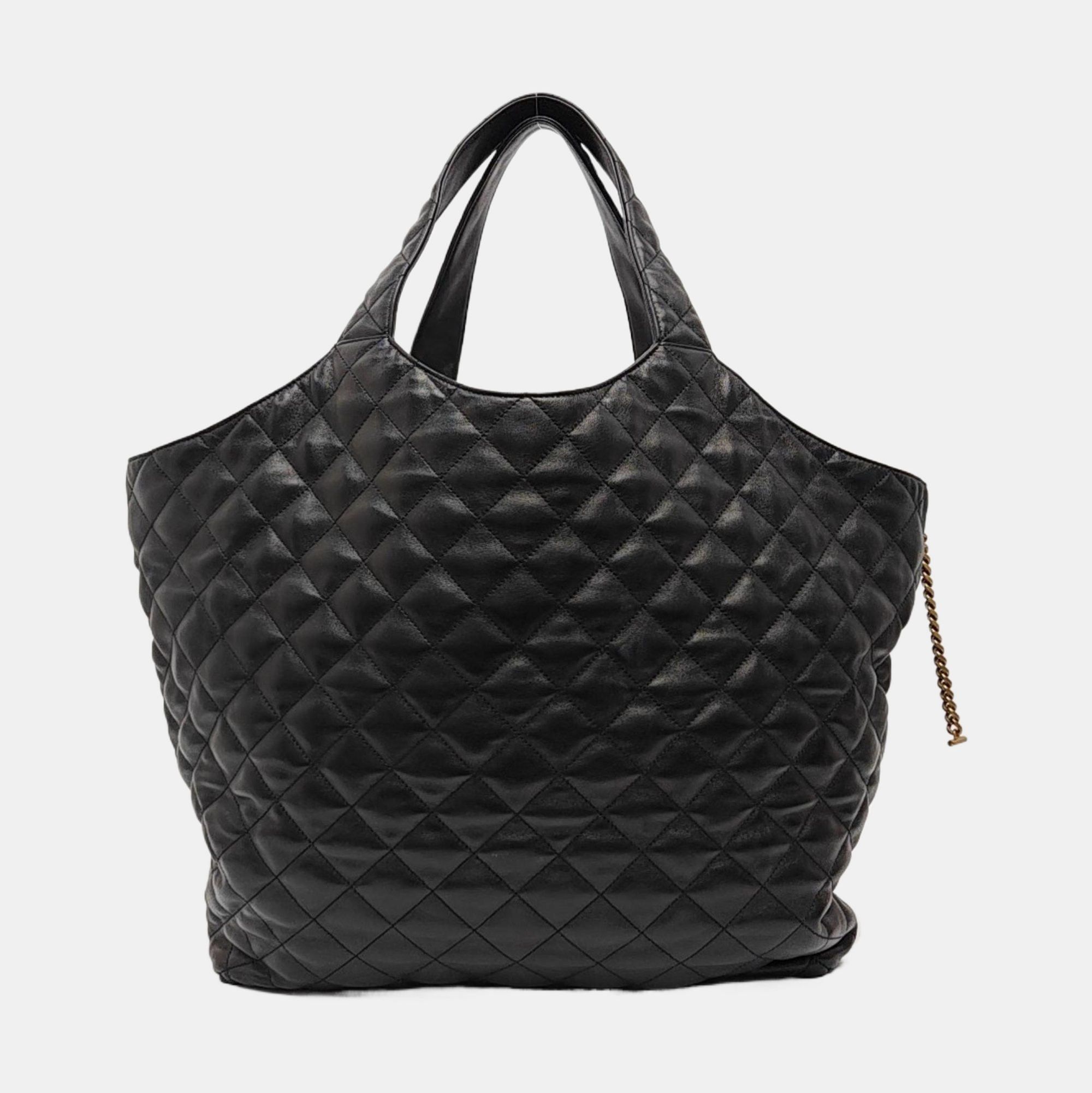 ICARE Extra Large Quilted Lambskin Black