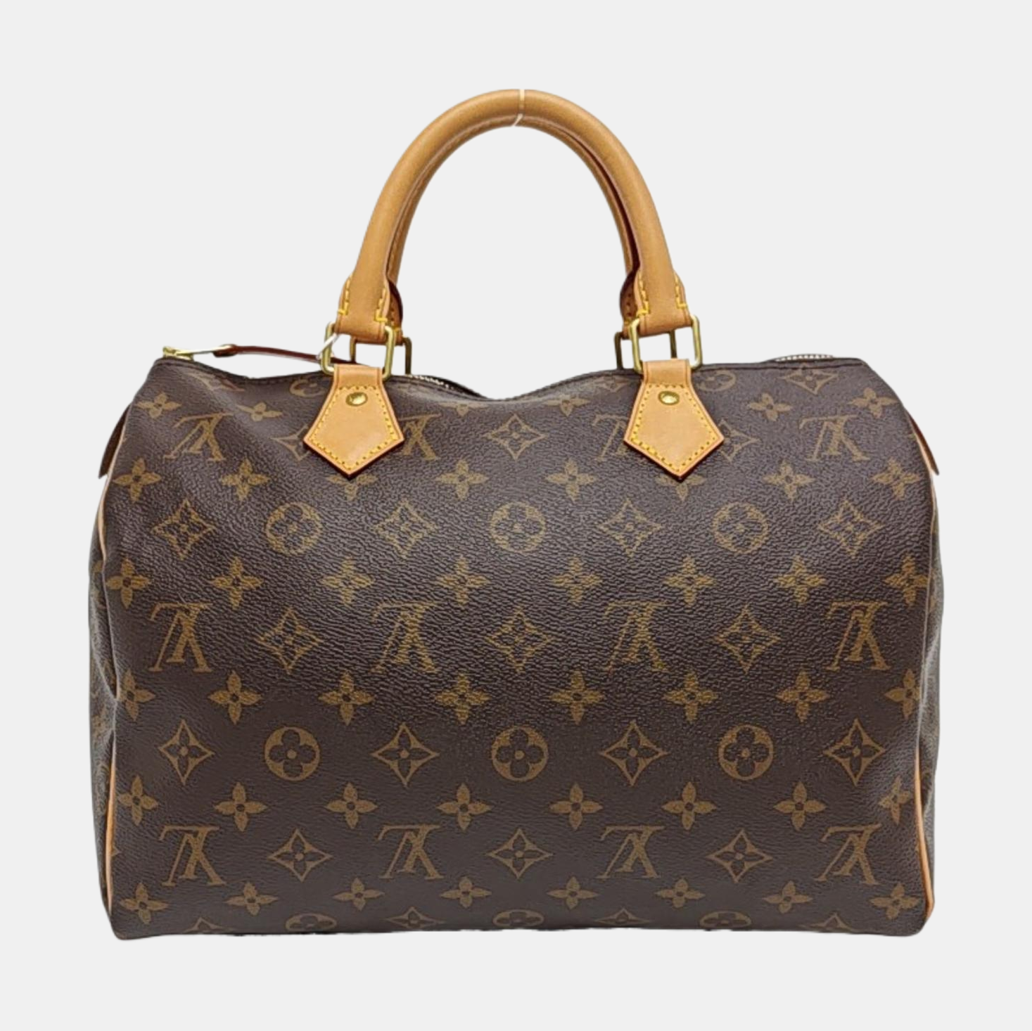 SPEEDY 30 Monogram Coated Canvas Brown